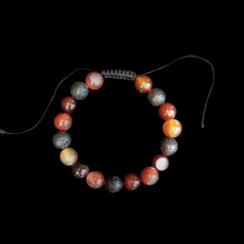 Handmade bracelet with semi-precious stones!